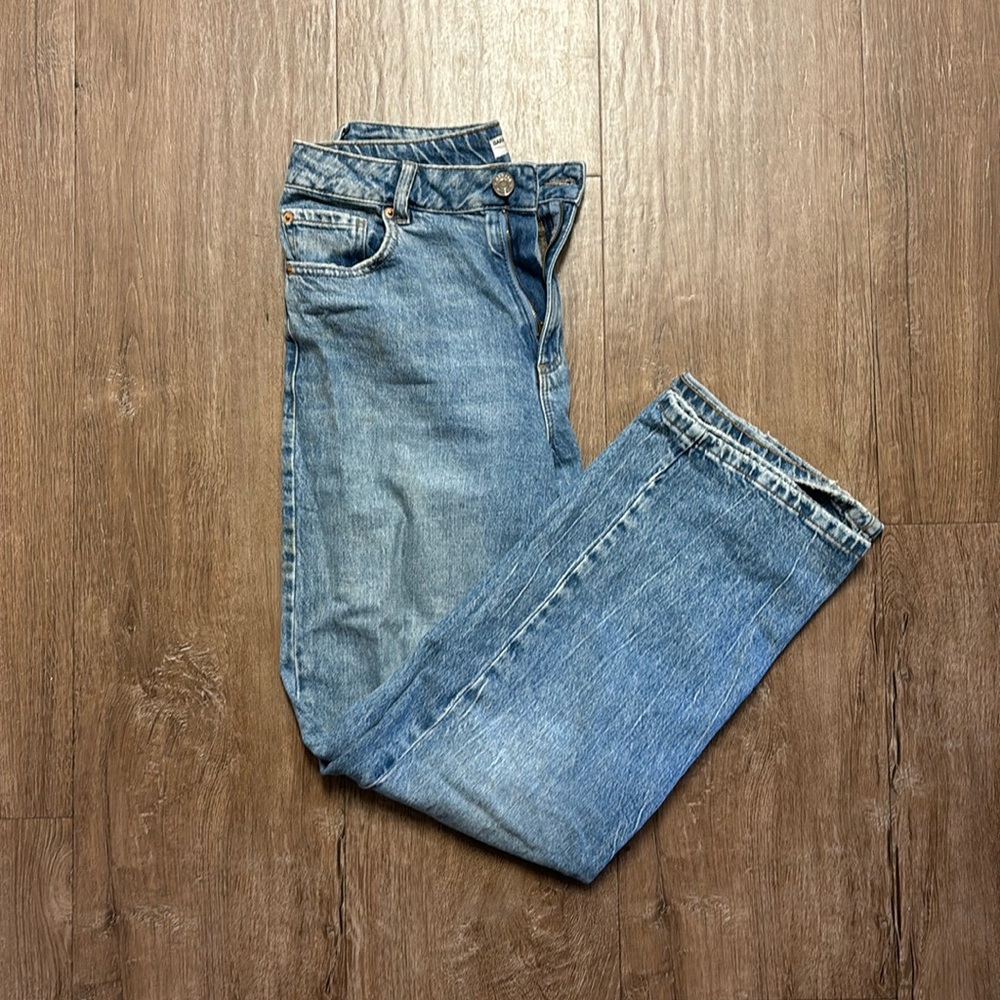 Denim Straight Leg Jeans Size 28